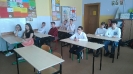 Spotkanie uczniów kl. VII, VIII z panią Eweliną Kowaś  z Budowlanki 