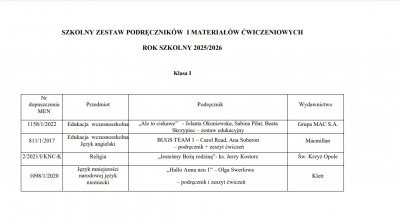 Podręczniki 2025 2026