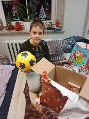 Mikołajkowe nocowanie klasy V