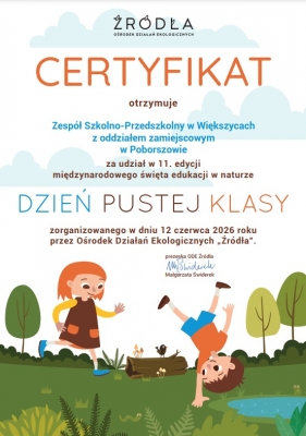 dzien pustej klasy