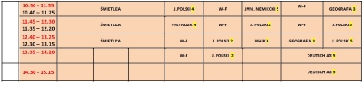 Plan lekcji 2026 2027