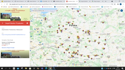 Geniallne Szkoły na mapie