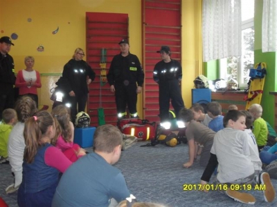 Odwiedziny strażaków