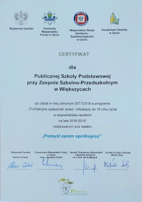 certyfikat
