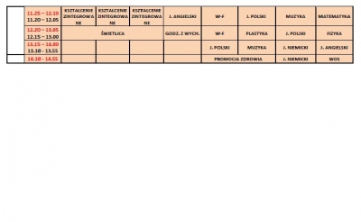 Plan lekcji